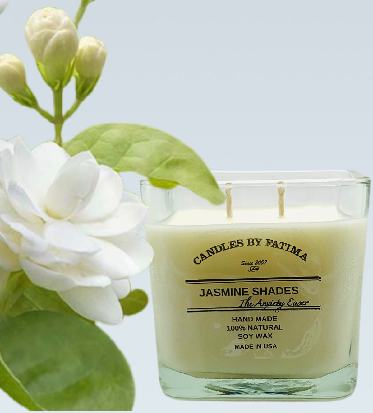 Jasmine Shades Soy Candle