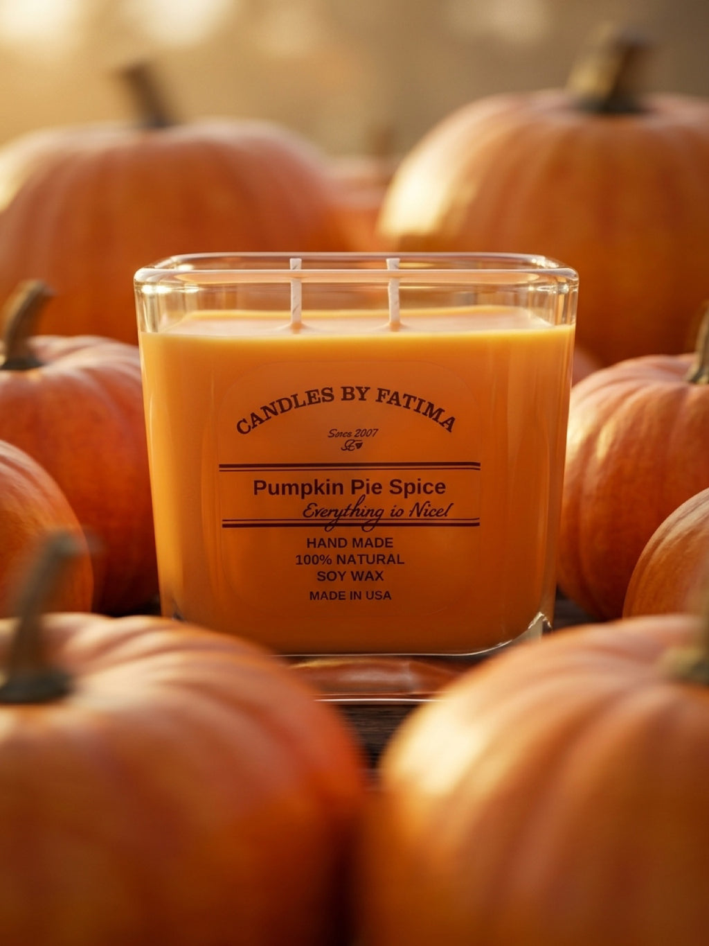 Pumpkin Pie Spice Soy Candle
