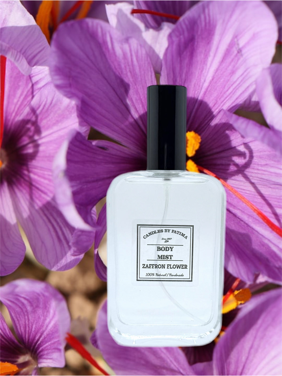 Zaffron Flower Natural Body and Room Spray Mist