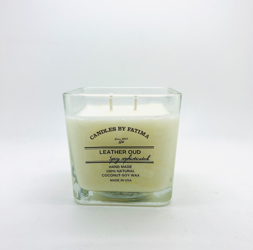 Leather Oud Soy Candle