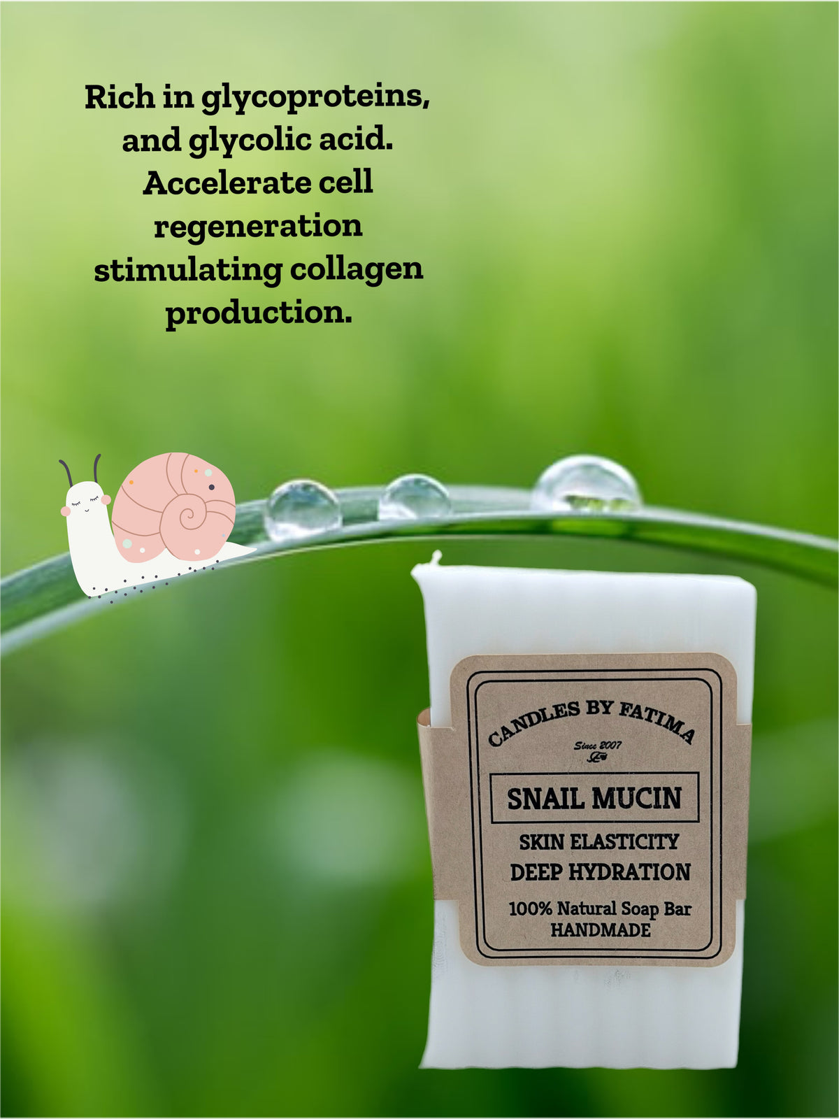 Snail Mucin Natural Soap