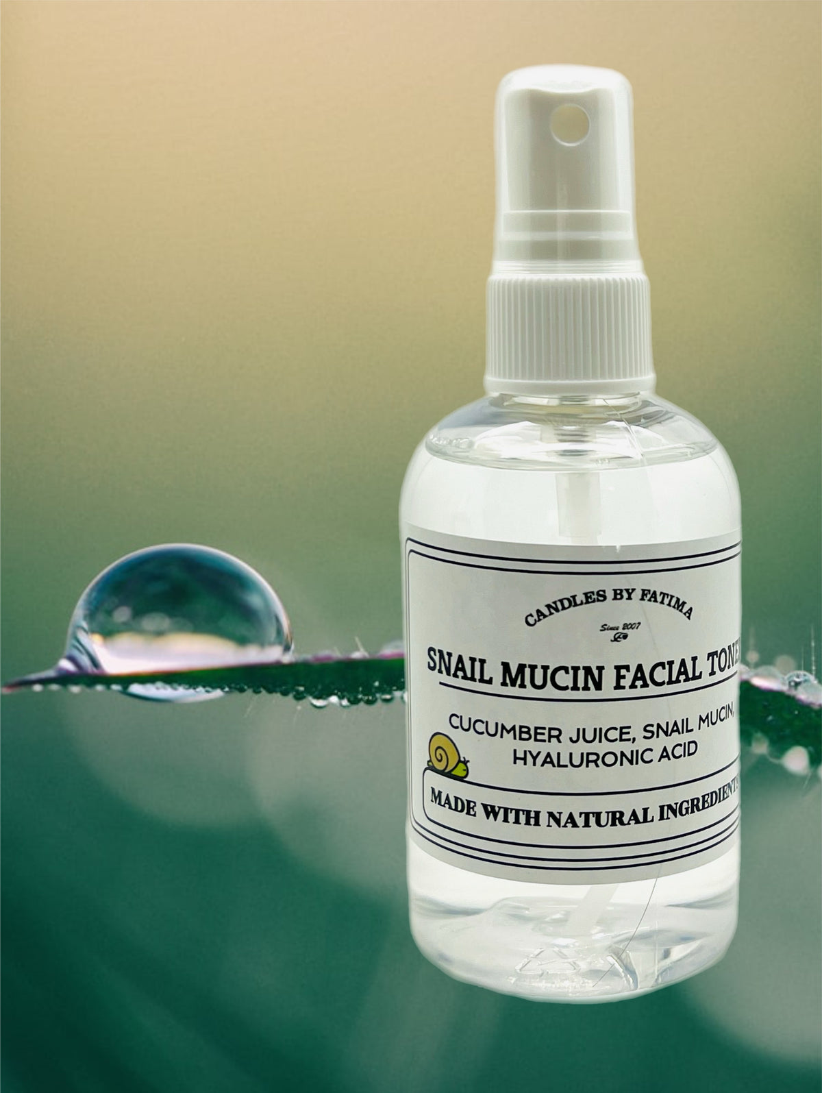 Snail Mucin Facial Toner 8 Oz.