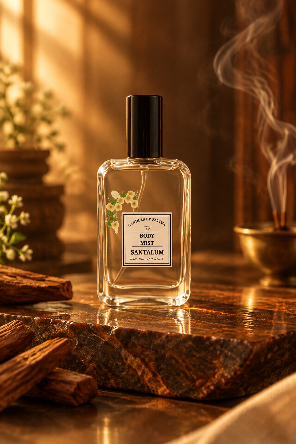 Santalum Body Mist and Room Spray.