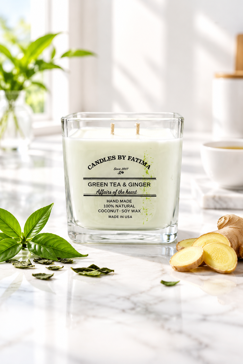 Green Tea and Ginger Soy Candle