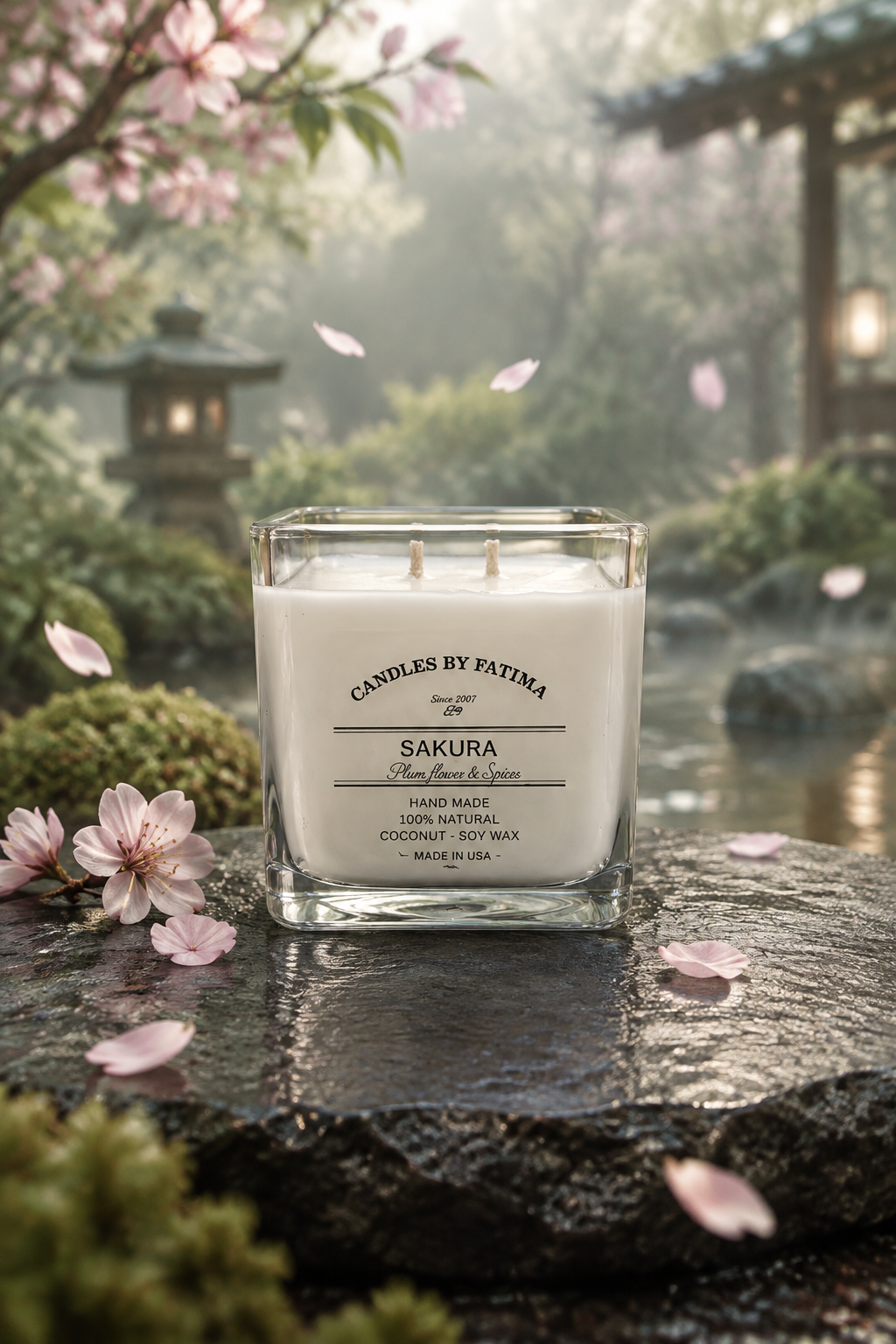 Sakura Soy Massage Candle